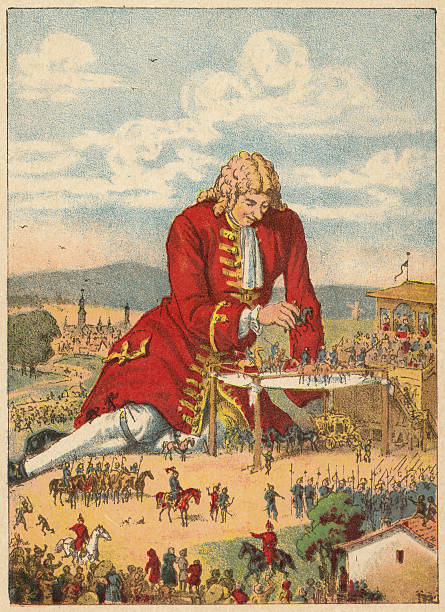 Gullivers Travels Gulliver In Lilliput Lithograph Published In 1882 Stock  Illustration - Download Image Now - iStock