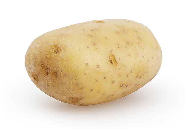 istock Potato isolated on white background with clipping path 464040777