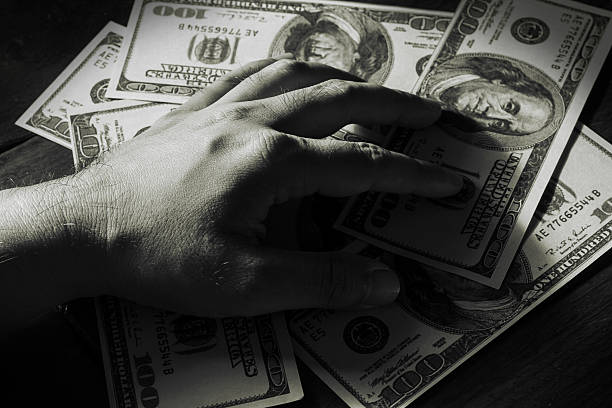 にしてお金を - currency paper currency wealth one hundred dollar bill ストックフォトと画像