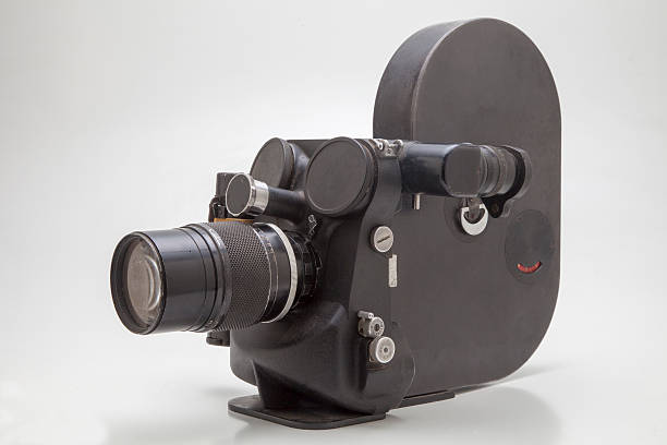 istock Very old movie camera 464068011