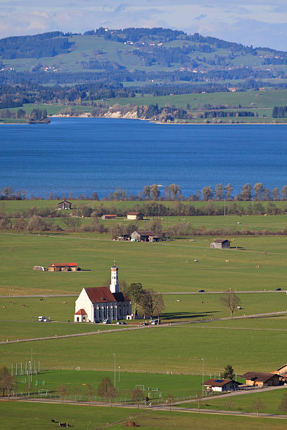 教会の聖 coloman - st colomans church ストックフォトと画像