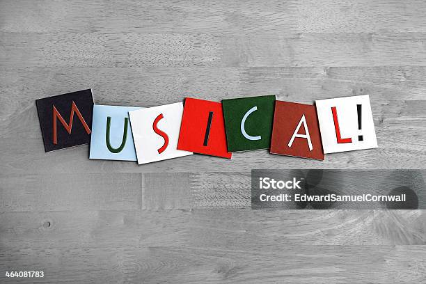 Musical Sign Series For Music Vocals Singing Dance Bands Stock Photo - Download Image Now