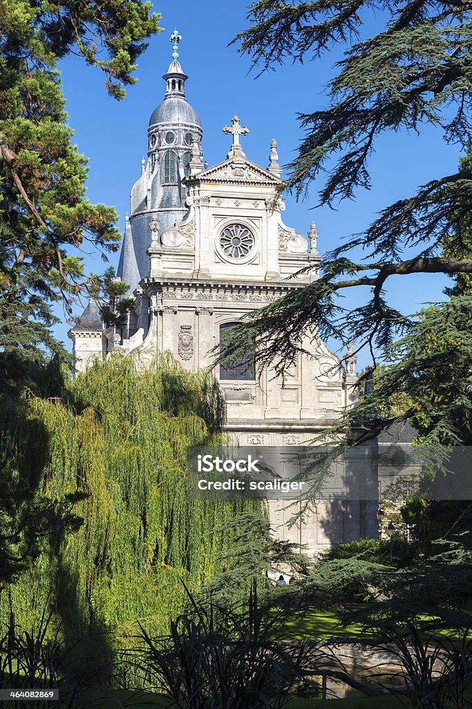 The old Jesuit church in Blois, France The picturesque old Jesuit church in Blois, Loire Valley, France Ancient Stock Photo