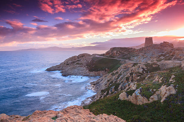 istock Purple dawn, Ile Rousse, Corsica 464096793