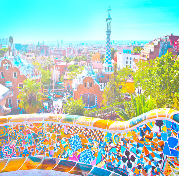istock The Famous Summer Park Guell 464153165