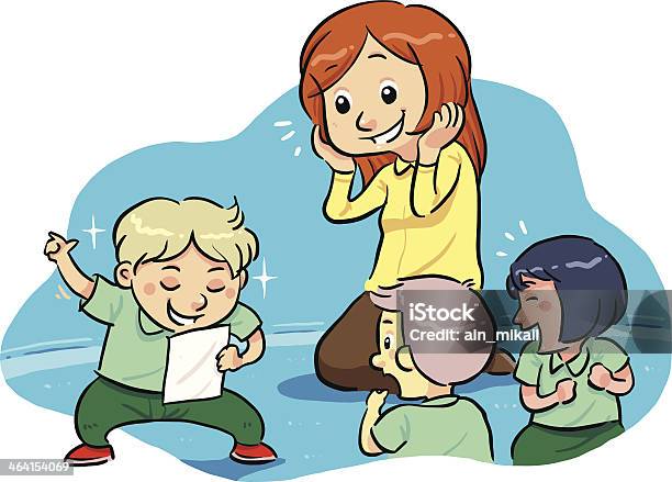 Reading A Poem Stock Illustration - Download Image Now - Poetry -  Literature, Adult, Baby - Human Age - iStock