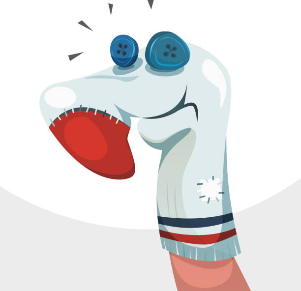 Sock Puppet Character Stock Illustration - Download Image Now - Sock Puppet,  Vector, Cartoon - iStock