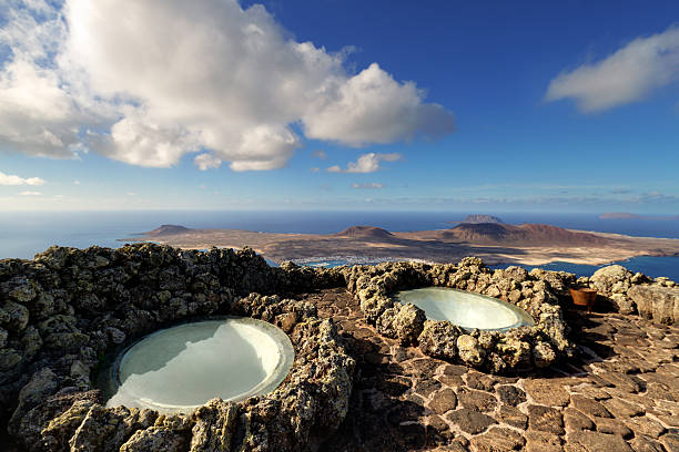 Mirador Del Río A Lanzarote - Fotografie stock e altre immagini di Lanzarote - Lanzarote, Mirador del Río, César Manrique - iStock