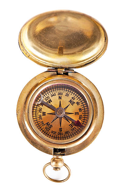 antiguidade bússola - compass direction antique guidance imagens e fotografias de stock