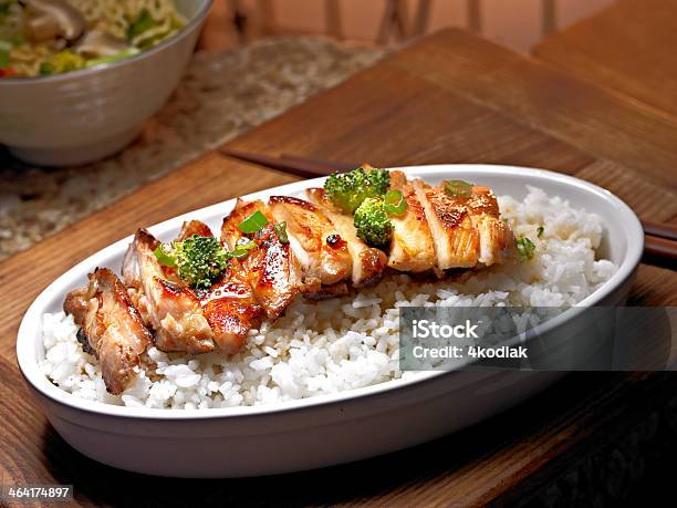 Chicken Teritaki Stock Photo - Download Image Now - Bowl, Broccoli, Chicken Meat