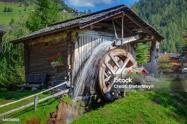 Idyllic Watermill Stock Photo - Download Image Now - Watermill, Water Wheel, Mill