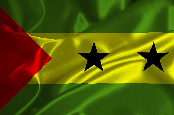 istock Sao Tome and Principe flag 464184573