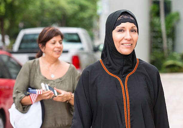 アメリカイスラム教徒の女性 - milfeh ストックフォトと画像
