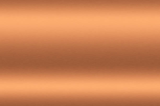 Copper brushed metal to be used as background Copper brushed metal with light reflecting, can be used as background or texture. The image was entirely created with photoshop.  copper stock pictures, royalty-free photos & images