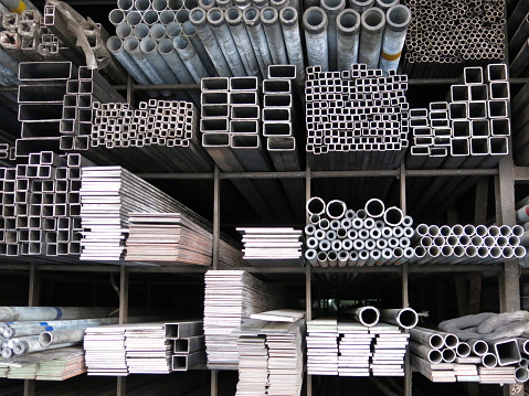 iron profiles and steel rods