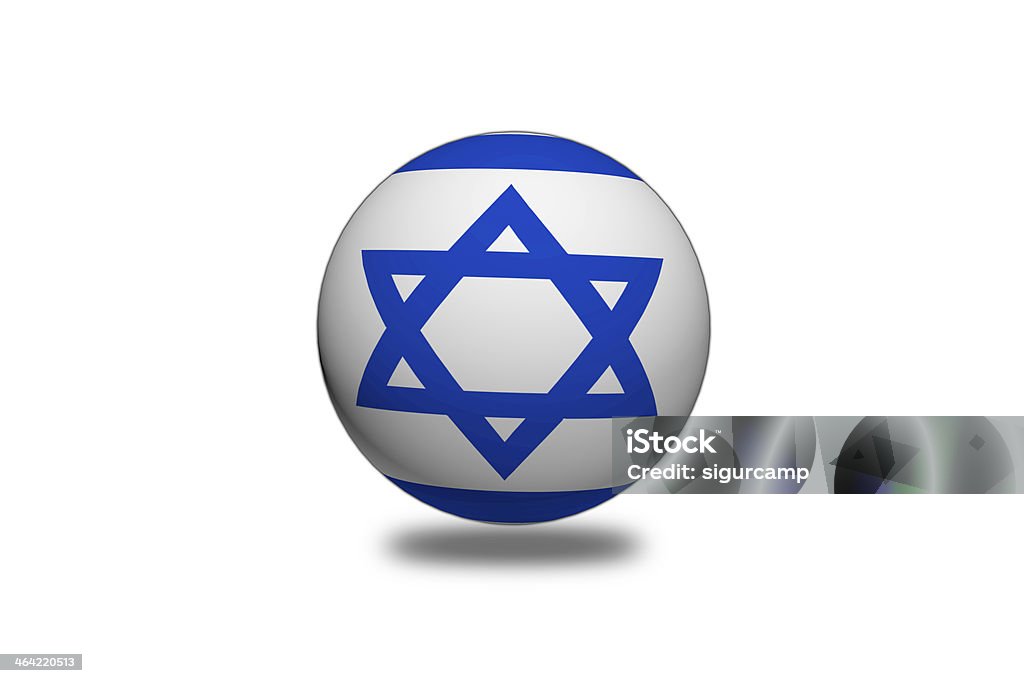 Sfera Bandiera di Israele. - Illustrazione stock royalty-free di Accuratezza