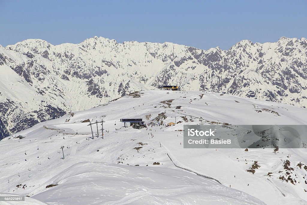 Schöne winter Landschaft - Lizenzfrei Alpen Stock-Foto