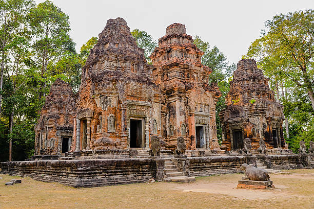 istock Ancient Preah Ko Hindu Temple - Roluos, Cambodia 464222131