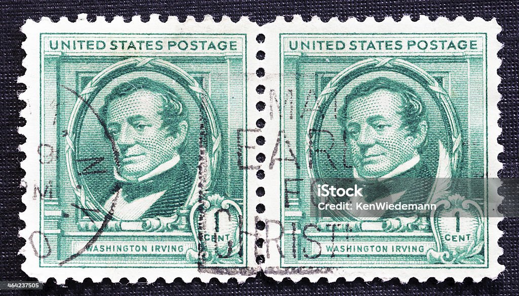 Washington Irving Stamp - Lizenzfrei 1940 Stock-Foto