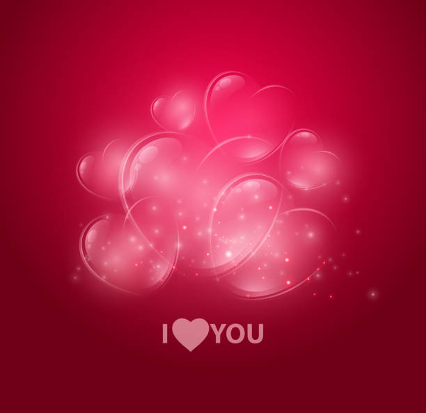 Background for Valentine's Day vector art illustration