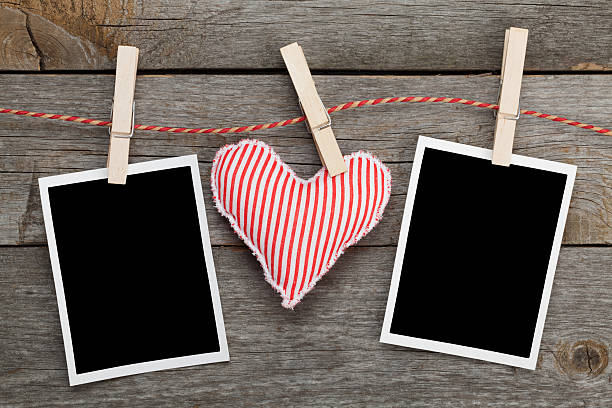 istock Two photos and red heart 464252901
