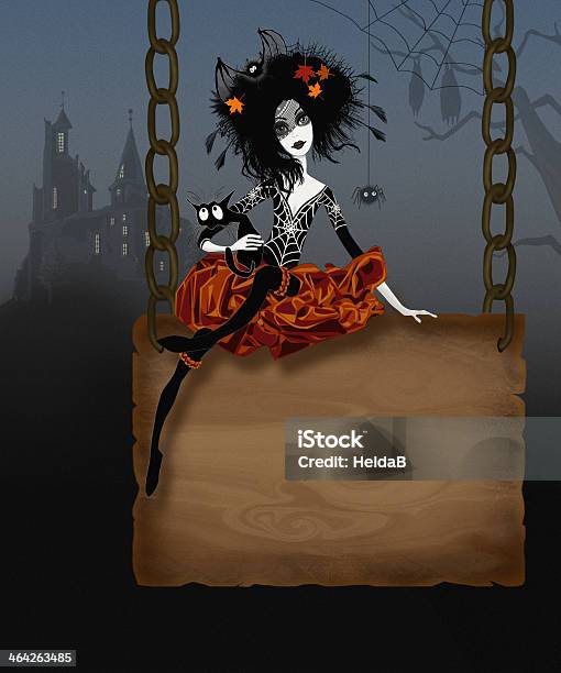 Illustration For Halloween Stock Photo - Download Image Now - Halloween, Invitation, Fog