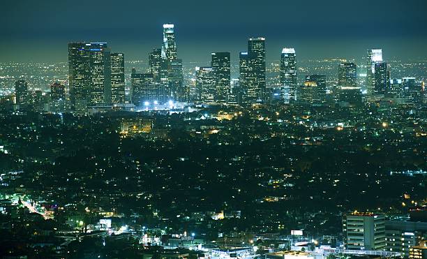 istock Los Angeles Night Panorama 464270831