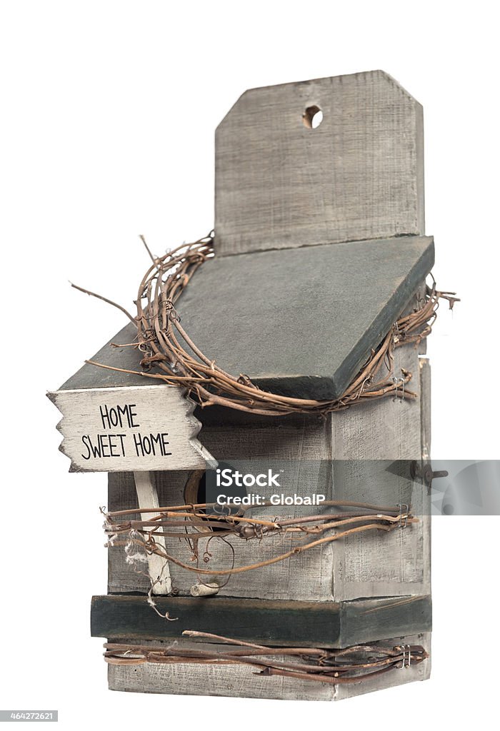 Birdhouse, isolated on white Animal Nest Stock Photo