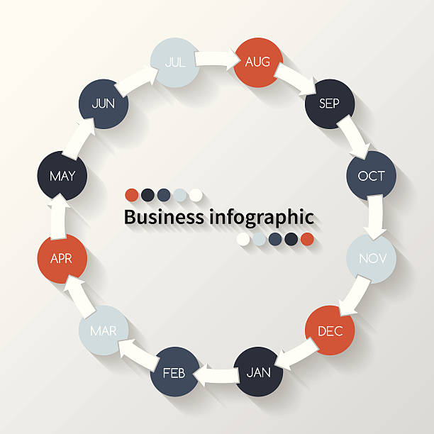 ilustrações de stock, clip art, desenhos animados e ícones de moderna informações vetor para o projeto de negócio gráfico - infographic diagram three dimensional shape data