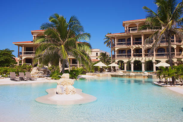 Beach Resort stock photo