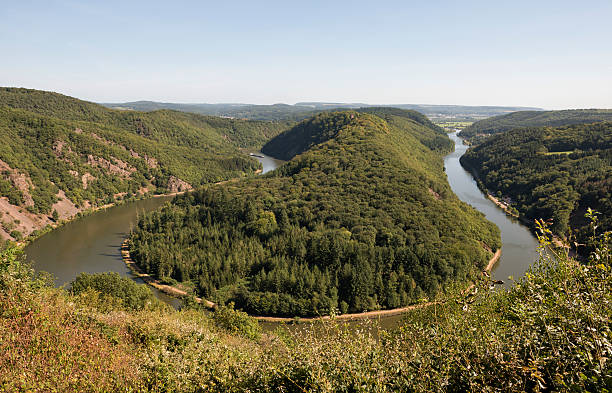 istock Saar River, Saarschleife, Saarland, Germany 464284177