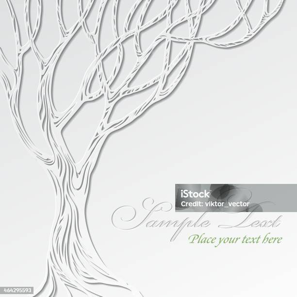 Paper Tree Vector Illustration Stock Illustration - Download Image Now ...