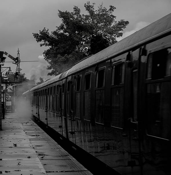 istock Steam Train at Rolvenden Station 464310473