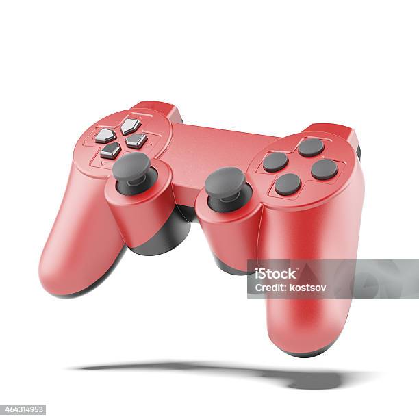 Red Game Controller Stock Photo - Download Image Now - Leisure Games, Control, Home Video Camera