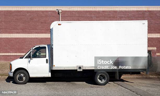 Delivery Van Stock Photo - Download Image Now - Delivery Van, Brick Wall, City