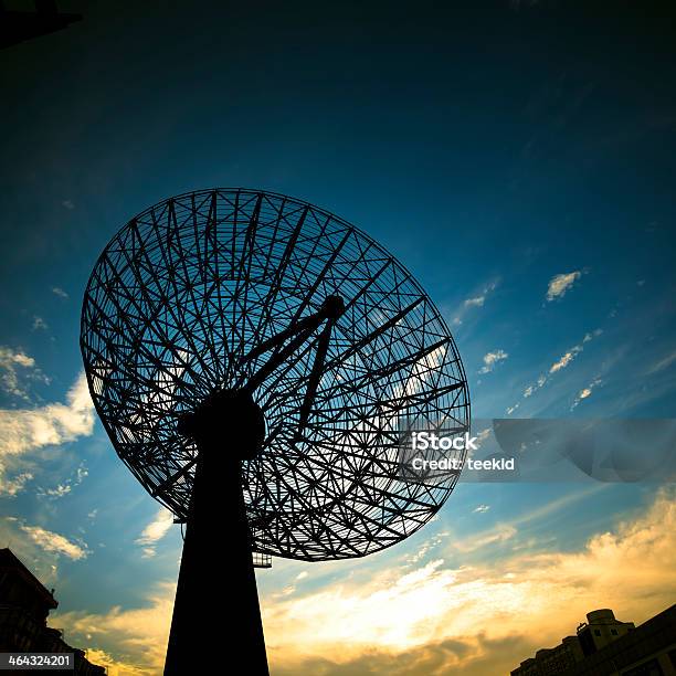 Antenna Satellitare - Fotografie stock e altre immagini di Frequenza - Frequenza, Radar, Radio