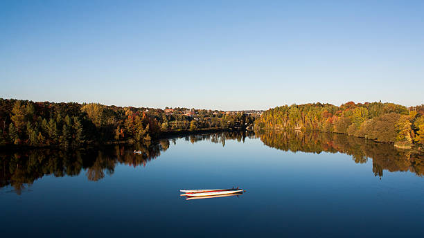 istock Canoe on the lake 464325315