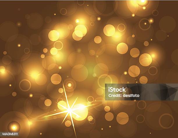 Bright Golden Glittering Vector Background Stock Illustration - Download Image Now - Abstract, Art Product, Aura