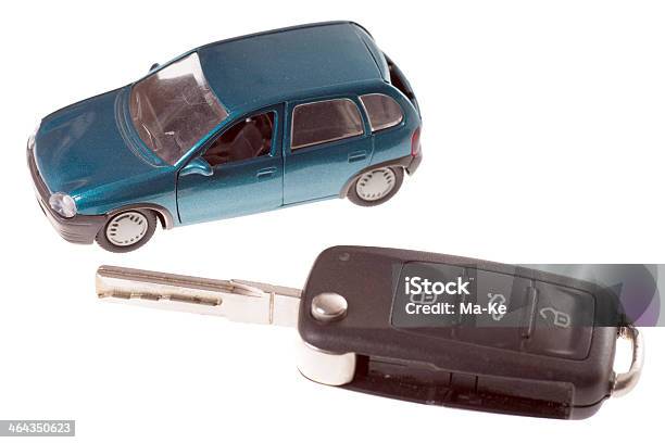 Car And Key Stock Photo - Download Image Now - Blue, Car, Car Dealership
