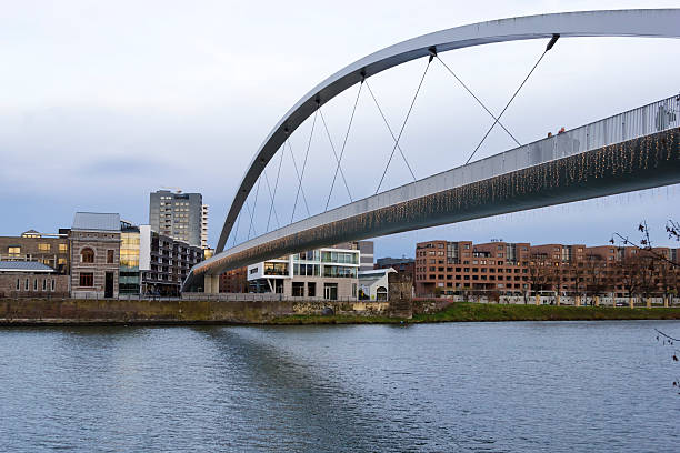 istock Big Bridge over the Maas river in Maastricht, Netherlands 464354979