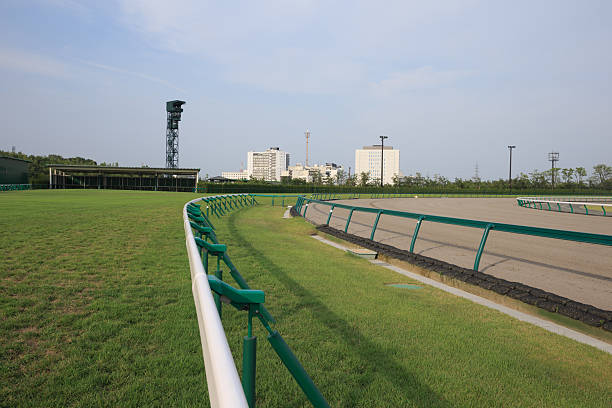 istock Horse Racing Track 464355795