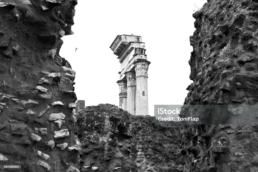 Tempio di Castore e Polluce - Foto stock royalty-free di Antico - Condizione