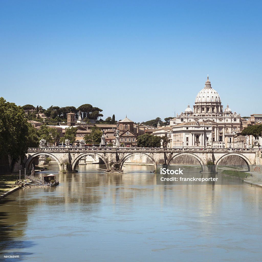 Rom skyline mit Fluss tiber - Lizenzfrei Architektur Stock-Foto