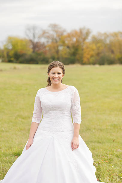 istock Beautiful Bride Posing for Portrait 464370293