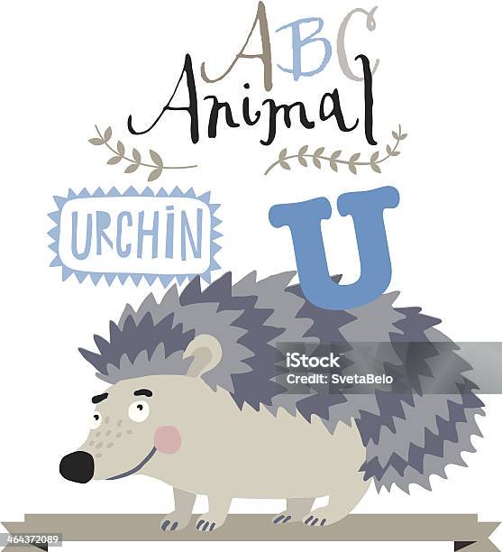 Riccio Abc - Immagini vettoriali stock e altre immagini di Animale da safari - Animale da safari, Bebé, Alfabeto