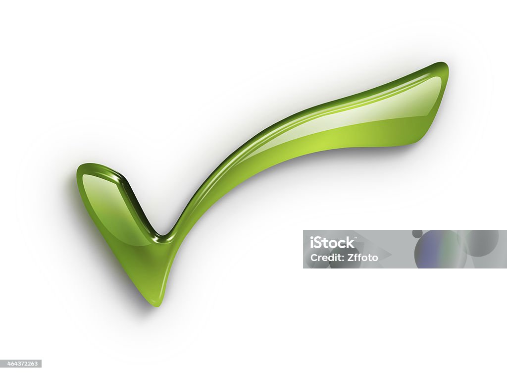 check icon green check icon on a white background Achievement stock illustration