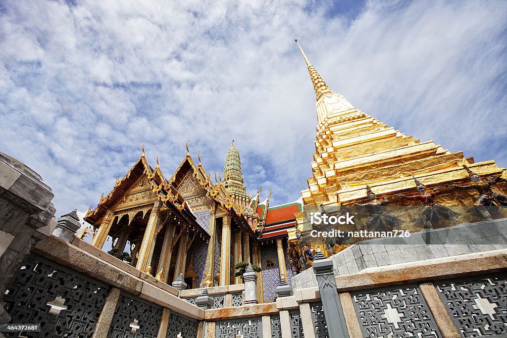 Wat Phra Kaeo - Foto stock royalty-free di Ambientazione esterna