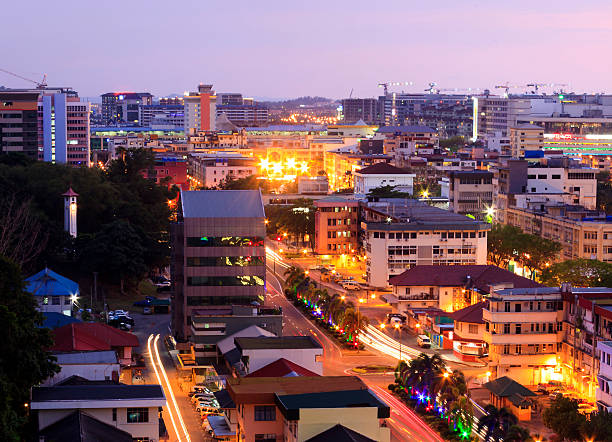 istock Kota Kinabalu cityscape at Sabah, Borneo, Malaysia 464372995