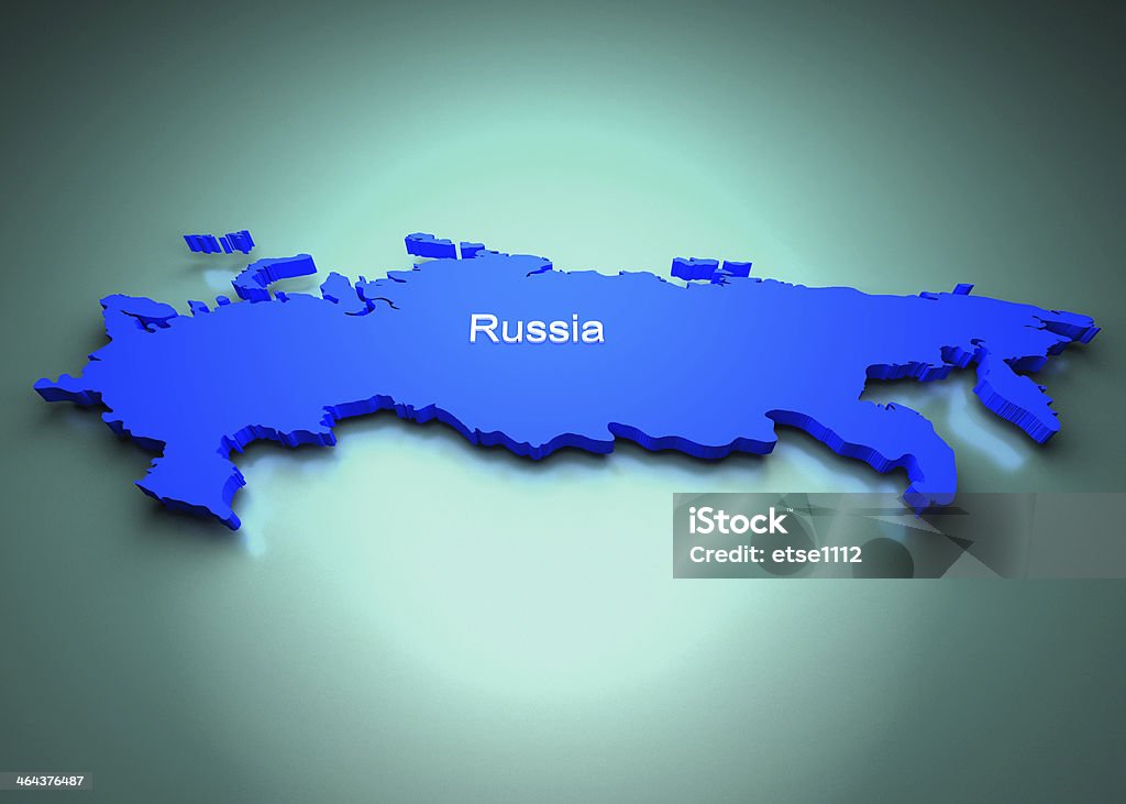 Karte von Russland - Lizenzfrei Abstrakt Stock-Foto