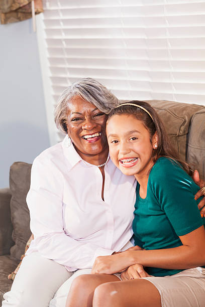 istock Girl with grandmother 464378245